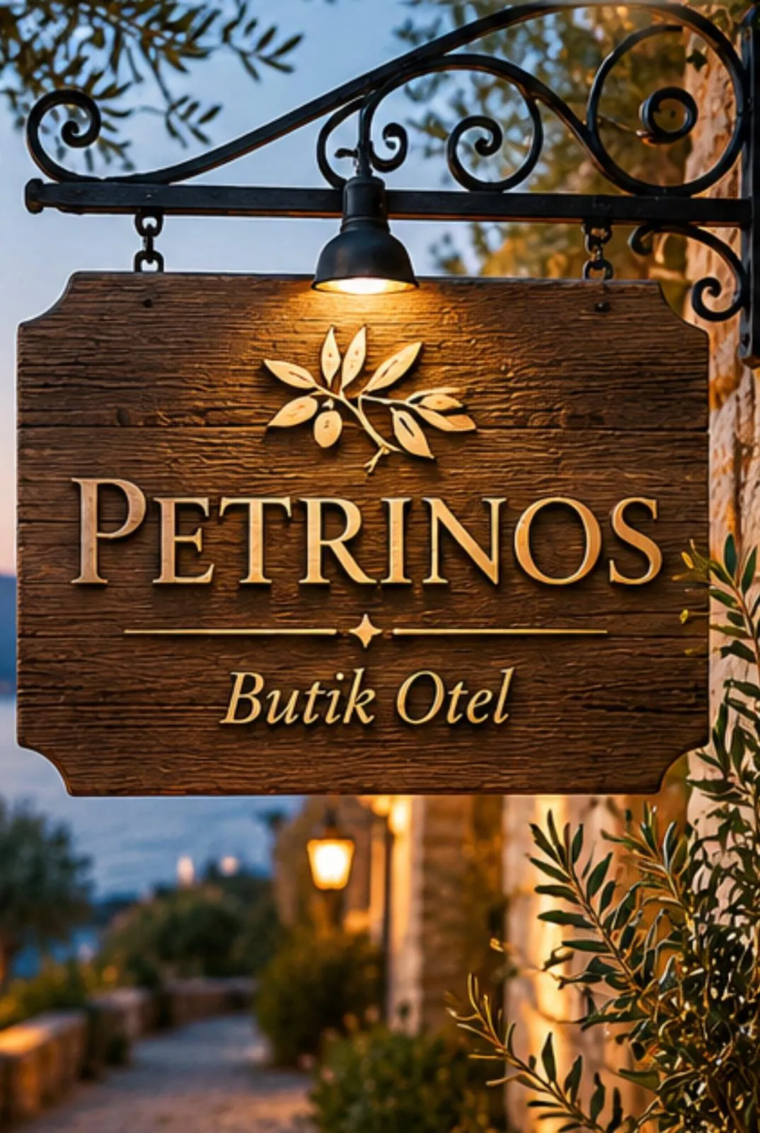 Petrinos Butik Otel tabelası